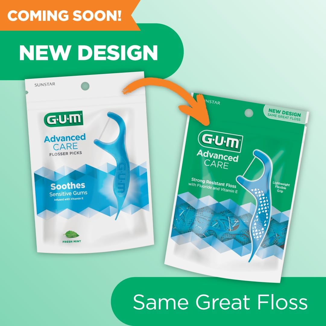 GUM Advanced Care Flosser Picks