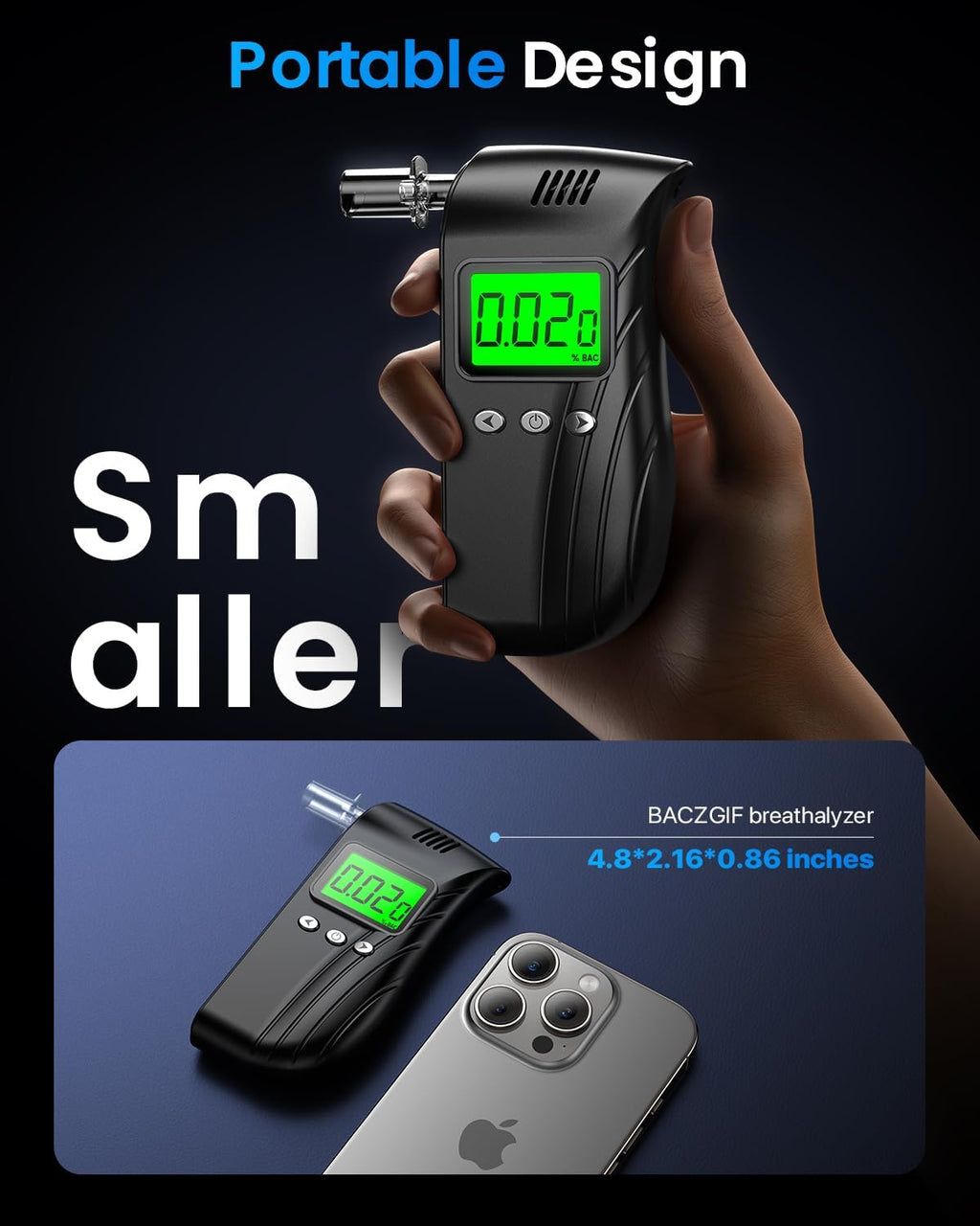 Professional-Grade Accuracy Breathalyzer