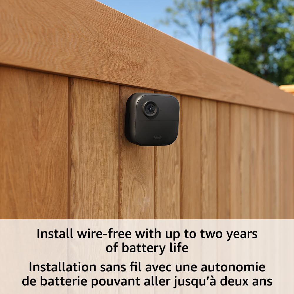Blink Outdoor 4 (newest model) wireless smart security camera (2yr battery)