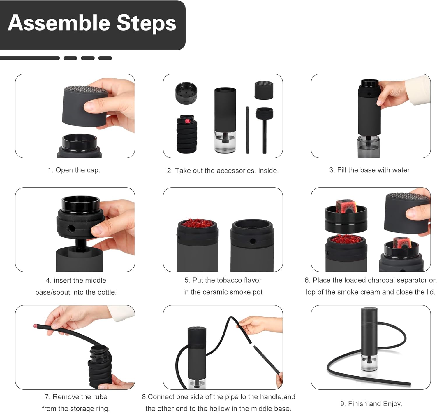 REANICE Portable Hookah