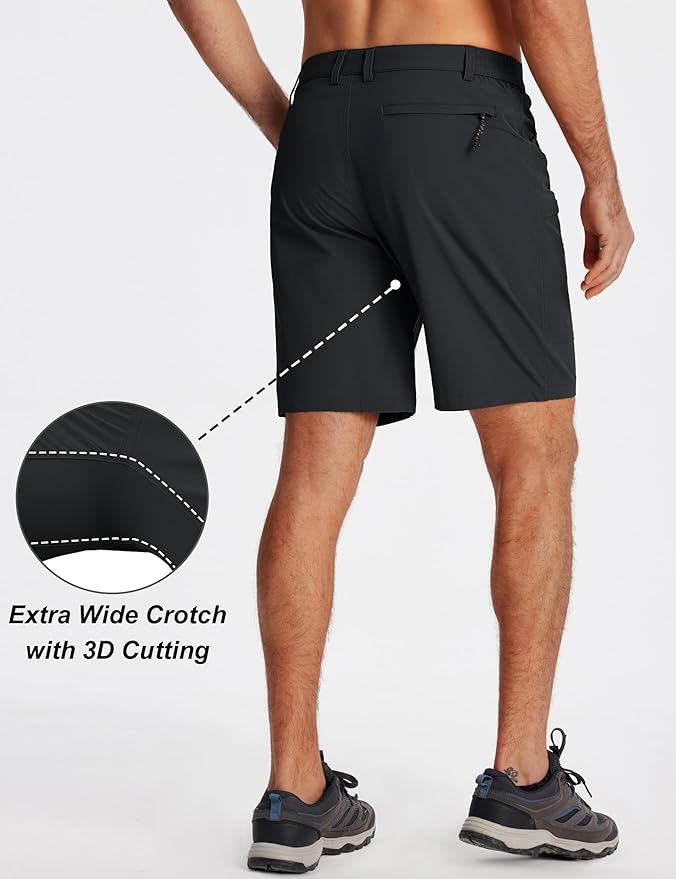 TACVASEN Men's Hiking Shorts with 5 Pockets Lightweight