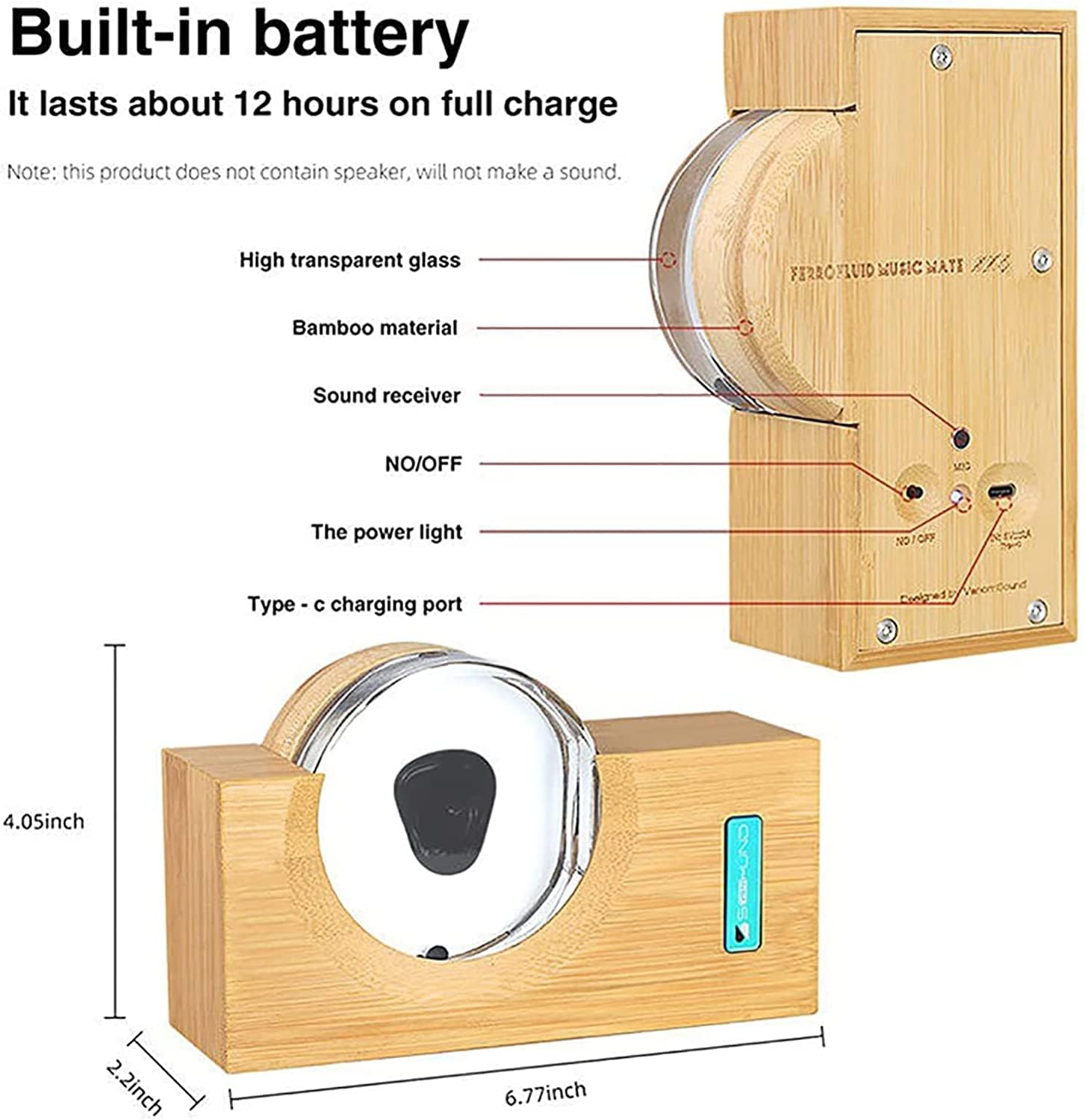 Magnetic Fluid Bluetooth Speaker