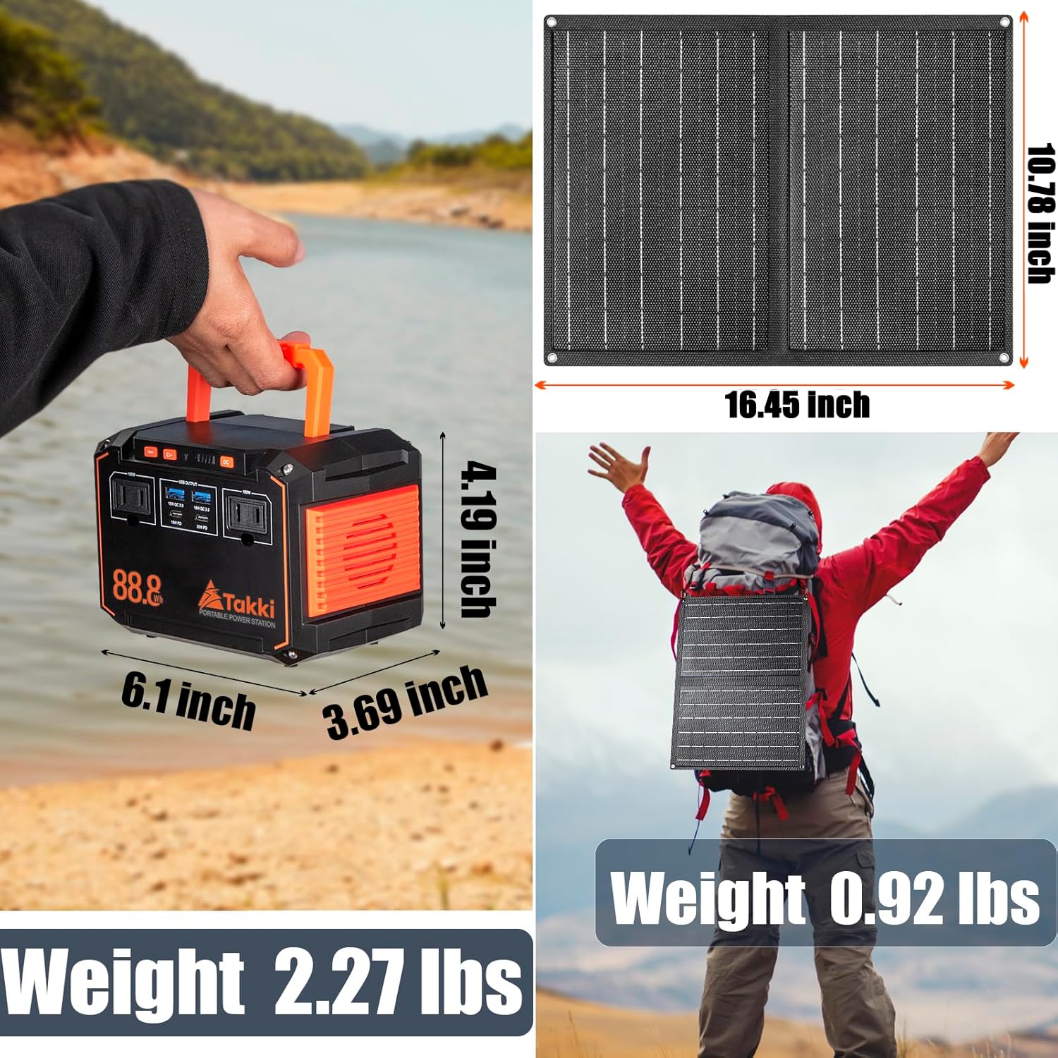 Takki 150W Peak Solar Generator