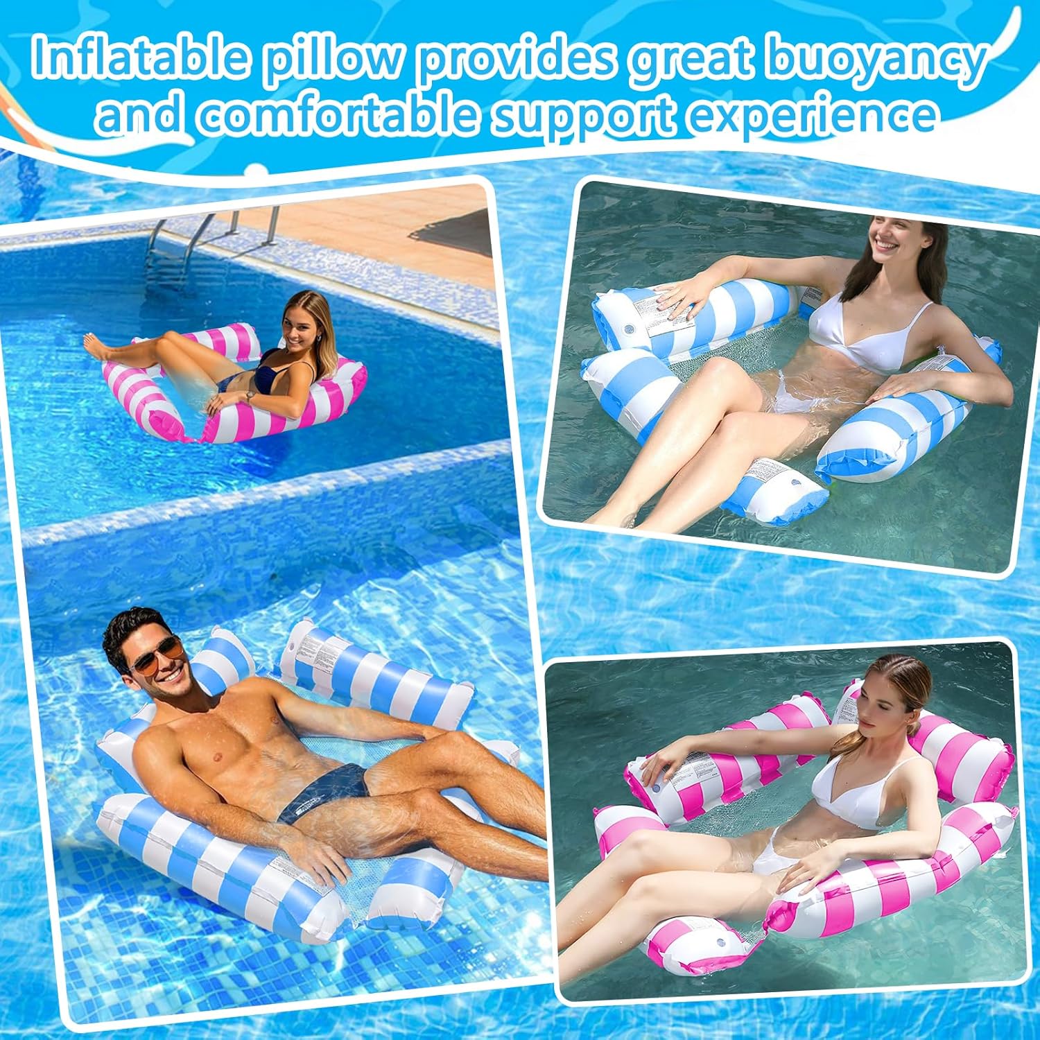 SHAINE Inflatable Pool Float