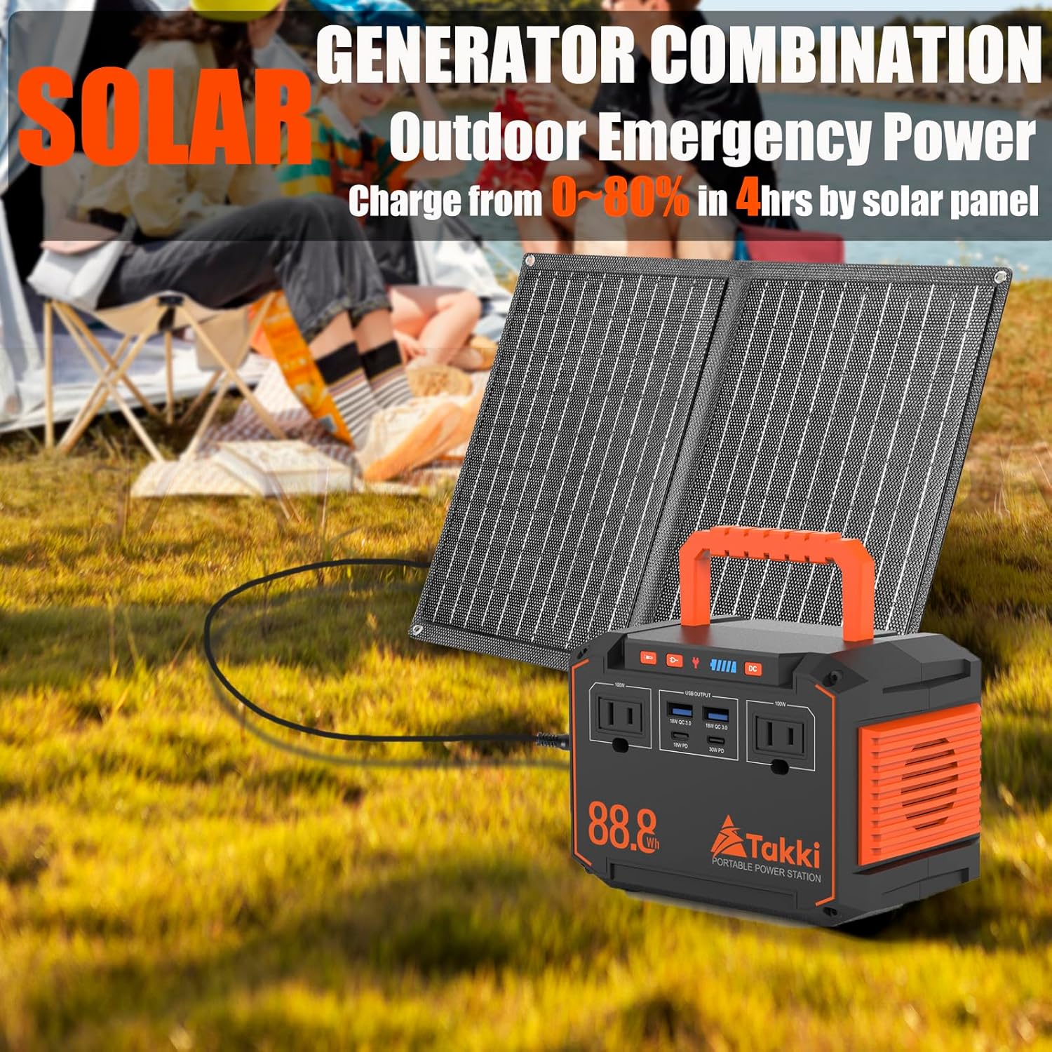 Takki 150W Peak Solar Generator