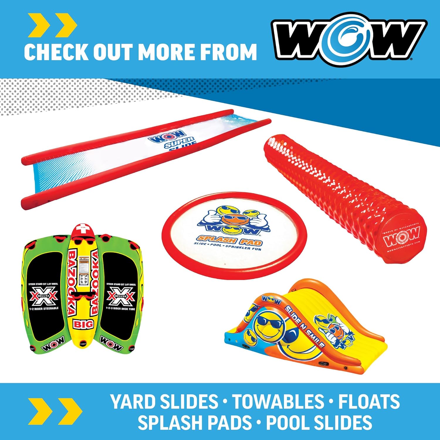 Watersports First Class Super Soft Foam Pool Noodles for Swimming
