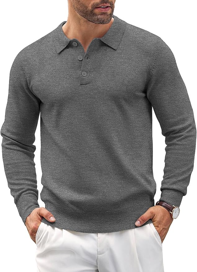 Men's Knit Polo Shirt