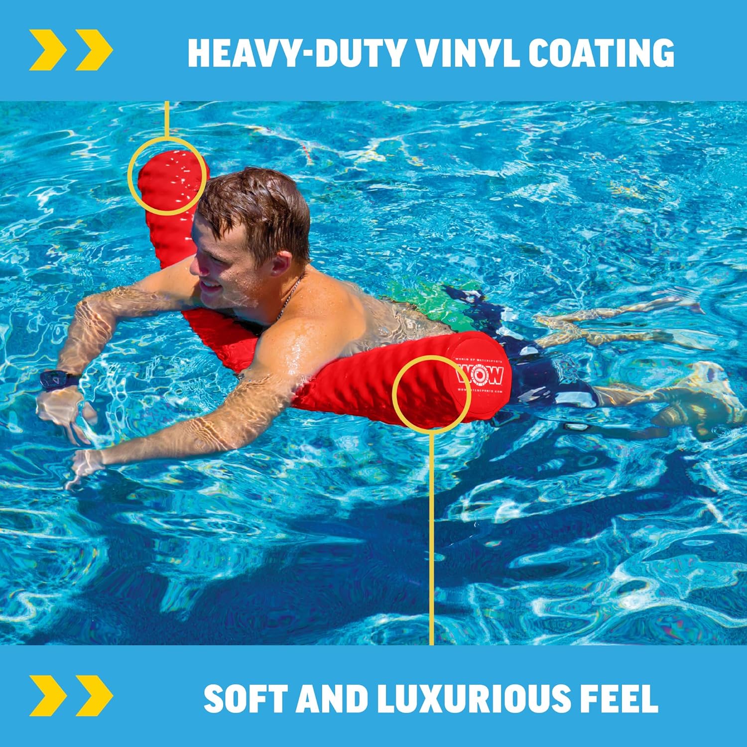 Watersports First Class Super Soft Foam Pool Noodles for Swimming